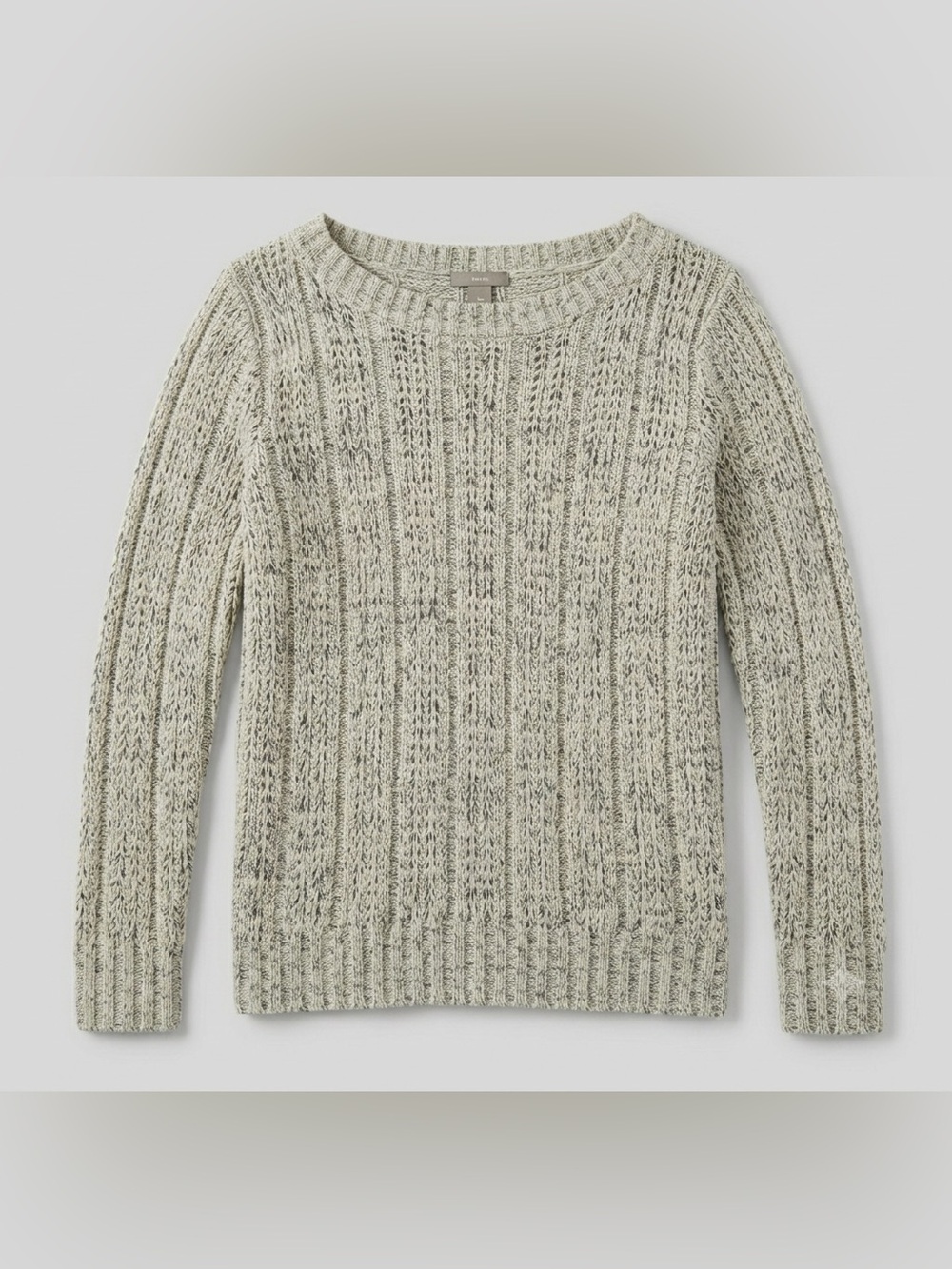 Vera Moda Grey and Cream Mix Sweater - Medium